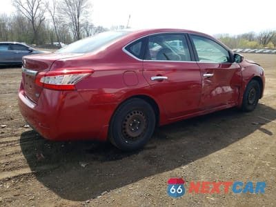 Trzecie zdjęcie samochodu z tyłu: 2013 NISSAN SENTRA S VIN:3N1AB7AP8DL768663 - miniatura