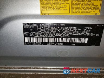 Zdjęcie 14 z 14 samochodu: 2009 TOYOTA RAV4 SPORT VIN:JTMBK32V895076949 - miniatura