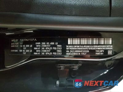Zdjęcie 12 z 12 samochodu: 2017 JEEP RENEGADE LATITUDE VIN:ZACCJBBB8HPG55209 - miniatura
