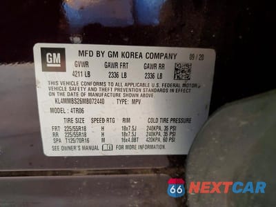 Zdjęcie 13 z 13 samochodu: 2021 BUICK ENCORE GX PREFERRED VIN:KL4MMBS26MB072440 - miniatura