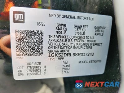 Zdjęcie 14 z 14 samochodu: 2025 GMC YUKON DENALI VIN:1GKS2DRL6SR317243 - miniatura