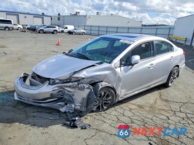 2013 HONDA CIVIC EX 19XFB2F80DE246329 - główne zdjęcie licytacji z USA - miniatura