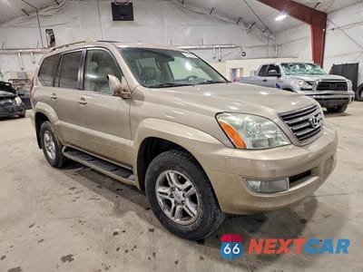 Czwarte zdjęcie samochodu z boku: 2003 LEXUS GX 470 BASE VIN:JTJBT20X830014383 - miniatura