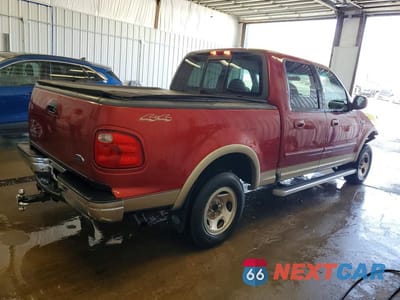 Trzecie zdjęcie samochodu z tyłu: 2001 FORD F150 SUPERCREW VIN:1FTRW08L91KD63620 - miniatura