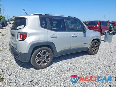 Trzecie zdjęcie samochodu z tyłu: 2016 JEEP RENEGADE LIMITED VIN:ZACCJADT1GPC61226 - miniatura
