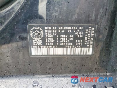 Zdjęcie 12 z 12 samochodu: 2024 VOLKSWAGEN JETTA SEL VIN:3VWGM7BU2RM045217 - miniatura