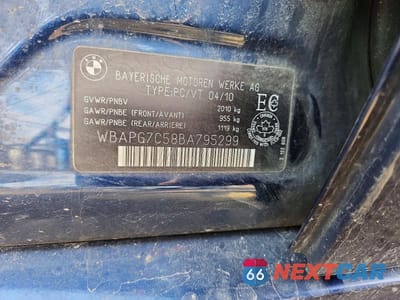 Zdjęcie 12 z 12 samochodu: 2011 BMW 323 I VIN:WBAPG7C58BA795299 - miniatura