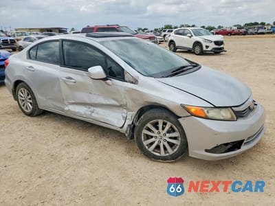 Czwarte zdjęcie samochodu z boku: 2012 HONDA CIVIC EXL VIN:2HGFB2F91CH538455 - miniatura