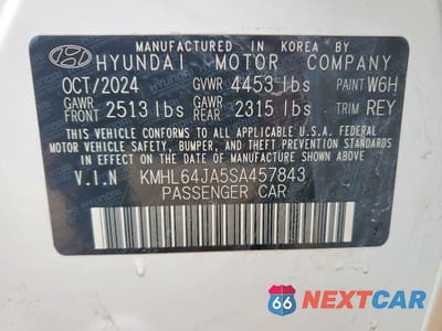 Zdjęcie 13 z 13 samochodu: 2025 HYUNDAI SONATA SEL VIN:KMHL64JA5SA457843 - miniatura