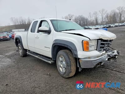Czwarte zdjęcie samochodu z boku: 2012 GMC SIERRA K1500 SLT VIN:1GTR2WE73CZ264663 - miniatura