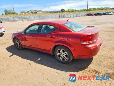 Drugie zdjęcie samochodu z przodu: 2008 DODGE AVENGER SXT VIN:1B3LC56R88N105165 - miniatura