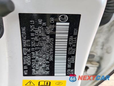 Zdjęcie 12 z 12 samochodu: 2019 LEXUS ES 350 VIN:58ABZ1B18KU045729 - miniatura