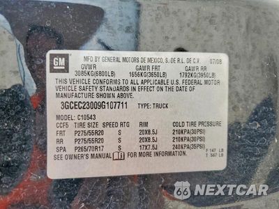 Zdjęcie 12 z 12 samochodu: 2009 CHEVROLET SILVERADO C1500 LT VIN:3GCEC23009G107711 - miniatura