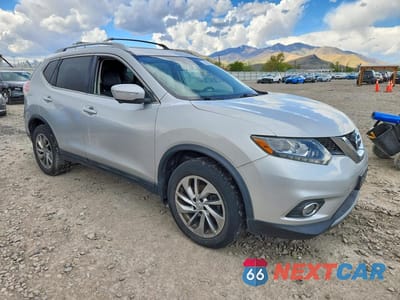 Czwarte zdjęcie samochodu z boku: 2015 NISSAN ROGUE SL VIN:5N1AT2MV4FC917510 - miniatura
