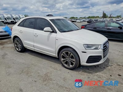 Czwarte zdjęcie samochodu z boku: 2018 AUDI Q3 PREMIUM VIN:WA1BCCFS1JR000526 - miniatura