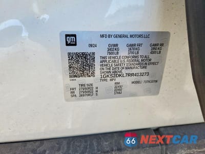 Zdjęcie 13 z 13 samochodu: 2024 GMC YUKON DENALI VIN:1GKS2DKL7RR413273 - miniatura