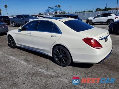 Drugie zdjęcie samochodu z przodu: 2017 MERCEDES-BENZ S 63 AMG VIN:WDDUG7JB8HA289372 - miniatura