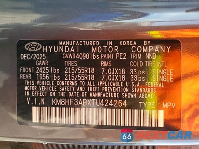 Zdjęcie 12 z 12 samochodu: 2026 HYUNDAI KONA SEL SPORT VIN:KM8HF3ABXTU424264 - miniatura