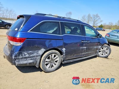 Trzecie zdjęcie samochodu z tyłu: 2016 HONDA ODYSSEY TOURING VIN:5FNRL5H95GB119592 - miniatura