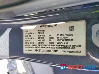 Zdjęcie 13 z 13 samochodu: 2023 TESLA MODEL 3 VIN:5YJ3E1EAXPF713411 - miniatura