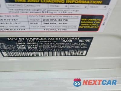 Zdjęcie 12 z 12 samochodu: 2008 MERCEDES-BENZ S 550 VIN:WDDNG71X88A222402 - miniatura