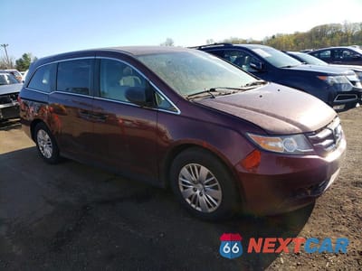 Czwarte zdjęcie samochodu z boku: 2016 HONDA ODYSSEY LX VIN:5FNRL5H28GB148054 - miniatura