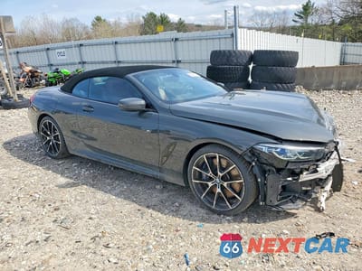 Czwarte zdjęcie samochodu z boku: 2019 BMW M850XI VIN:WBAFY4C52KBX29929 - miniatura