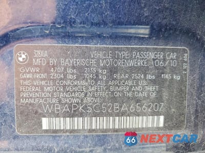 Zdjęcie 12 z 12 samochodu: 2011 BMW 328 XI SULEV VIN:WBAPK5C52BA656207 - miniatura
