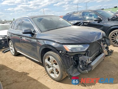 Czwarte zdjęcie samochodu z boku: 2021 AUDI Q5 PREMIUM PLUS VIN:WA1BAAFY3M2058925 - miniatura