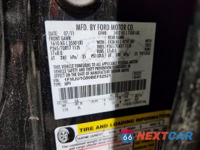 Zdjęcie 13 z 13 samochodu: 2011 FORD EXPEDITION XL VIN:1FMJU1G50BEF52521 - miniatura