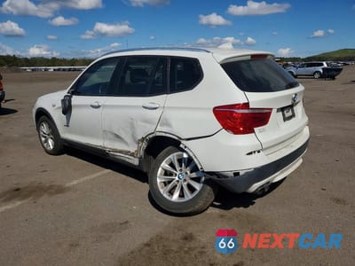 Drugie zdjęcie samochodu z przodu: 2013 BMW X3 XDRIVE28I VIN:5UXWX9C57D0D06959 - miniatura