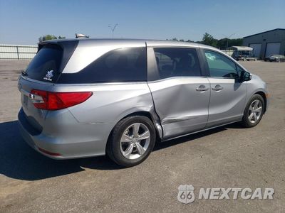 Trzecie zdjęcie samochodu z tyłu: 2020 HONDA ODYSSEY EXL VIN:5FNRL6H72LB035406 - miniatura