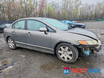 Czwarte zdjęcie samochodu z boku: 2008 HONDA CIVIC LX VIN:1HGFA16568L062479 - miniatura