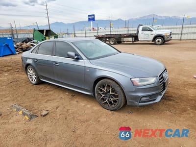 Czwarte zdjęcie samochodu z boku: 2016 AUDI A4 PREMIUM S-LINE VIN:WAUBFAFL3GN017237 - miniatura