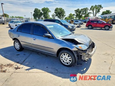 Czwarte zdjęcie samochodu z boku: 2004 HONDA CIVIC LX VIN:2HGES16574H533748 - miniatura