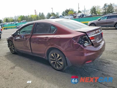 Drugie zdjęcie samochodu z przodu: 2015 HONDA CIVIC EX VIN:19XFB2F83FE098695 - miniatura