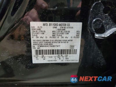 Zdjęcie 14 z 14 samochodu: 2025 FORD EXPLORER ST VIN:1FMWK8GC1SGB17417 - miniatura