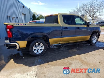 Trzecie zdjęcie samochodu z tyłu: 2023 CHEVROLET SILVERADO K1500 LT VIN:1GCRDDEK3PZ255129 - miniatura