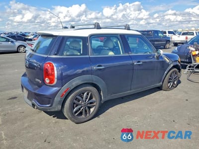 Trzecie zdjęcie samochodu z tyłu: 2012 MINI COOPER S COUNTRYMAN VIN:WMWZC3C55CWL86663 - miniatura