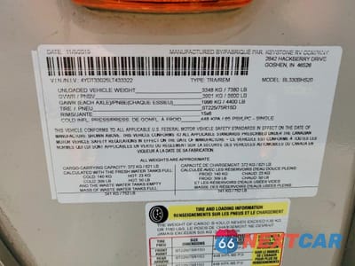 Zdjęcie 10 z 10 samochodu: 2020 KEYSTONE BULLET CAMPER VIN:4YDT33025LT433322 - miniatura