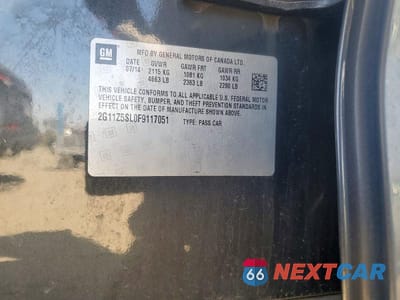 Zdjęcie 12 z 12 samochodu: 2015 CHEVROLET IMPALA LS VIN:2G11Z5SL0F9117051 - miniatura