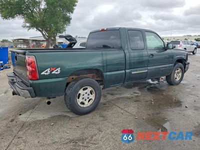 Trzecie zdjęcie samochodu z tyłu: 2003 CHEVROLET SILVERADO K1500 VIN:1GCEK19V03E149665 - miniatura