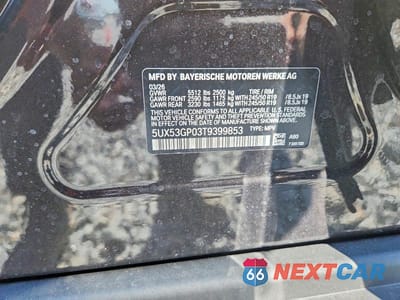 Zdjęcie 14 z 14 samochodu: 2026 BMW X3 30 XDRIVE VIN:5UX53GP03T9399853 - miniatura