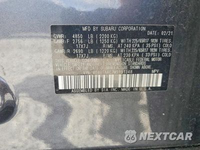 Zdjęcie 13 z 13 samochodu: 2021 SUBARU OUTBACK VIN:4S4BTAAC7M3191348 - miniatura