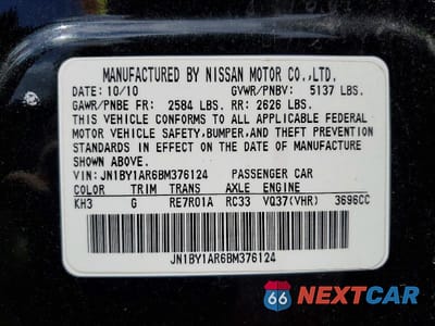 Zdjęcie 13 z 13 samochodu: 2011 INFINITI M37 X VIN:JN1BY1AR6BM376124 - miniatura