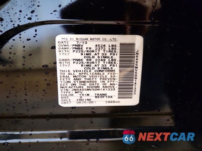 Zdjęcie 12 z 12 samochodu: 2013 NISSAN ROGUE S VIN:JN8AS5MV5DW141333 - miniatura