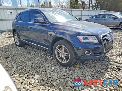 Czwarte zdjęcie samochodu z boku: 2016 AUDI Q5 PREMIUM PLUS VIN:WA1L2AFP1GA117408 - miniatura