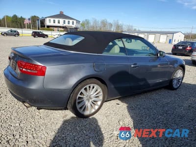 Trzecie zdjęcie samochodu z tyłu: 2012 AUDI A5 PREMIUM PLUS VIN:WAULFAFH7CN001634 - miniatura