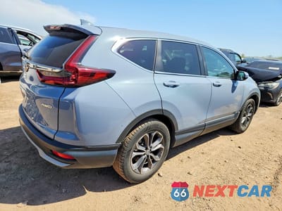 Trzecie zdjęcie samochodu z tyłu: 2022 HONDA CR-V EX VIN:7FARW2H55NE016404 - miniatura