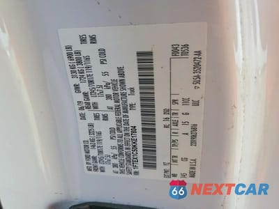 Zdjęcie 12 z 12 samochodu: 2019 FORD F150 SUPER CAB VIN:1FTEX1C50KKE17804 - miniatura